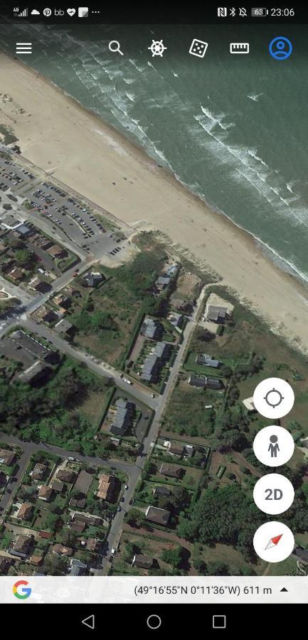 Les Baigneurs Villa Merville-Franceville-Plage Exteriör bild